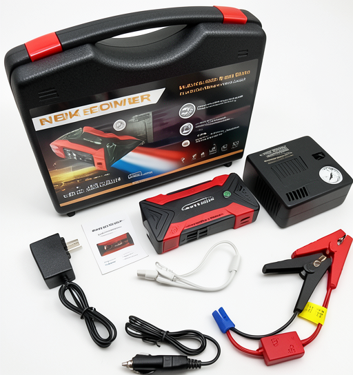 Car Starter With Tyre Inflator Air